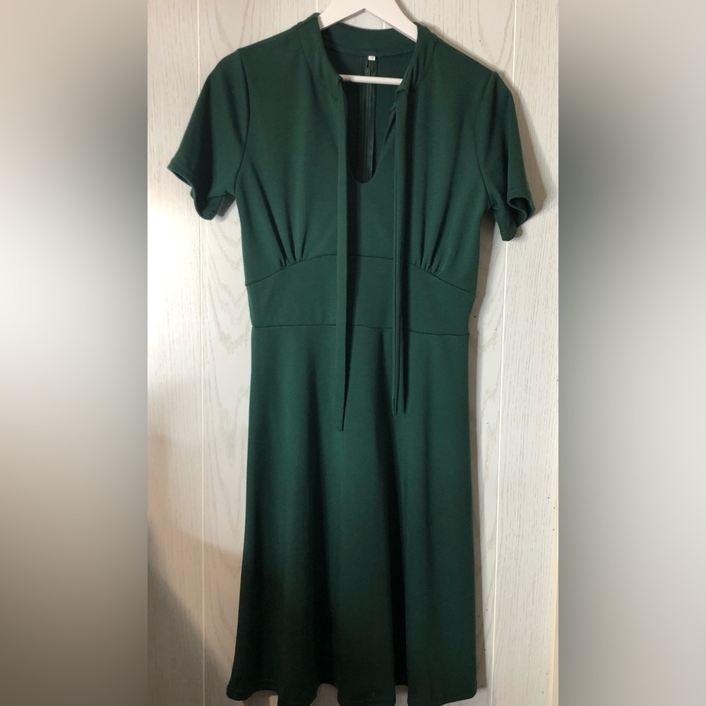 Retro Green Dress